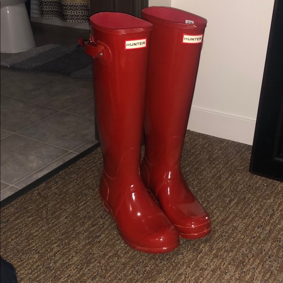 Hunter Shoes - Military Red Hunter Boots Hunter Shoes - Military Red Hunter Boots